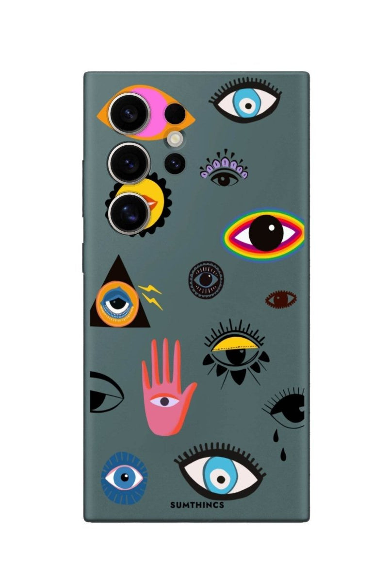Samsung S25 Ultra Eye Stickers Premium Telefon Kılıfı - SUMTHINCS