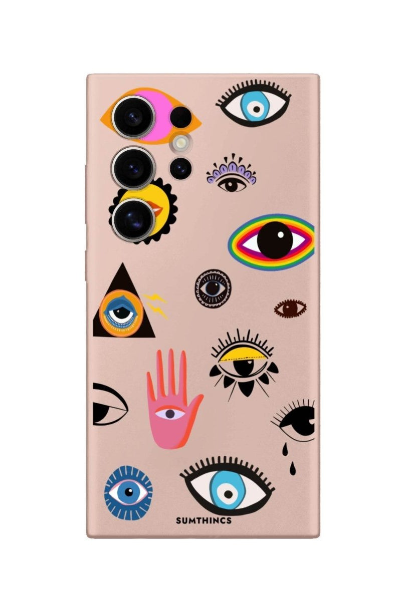 Samsung S25 Ultra Eye Stickers Premium Telefon Kılıfı - SUMTHINCS