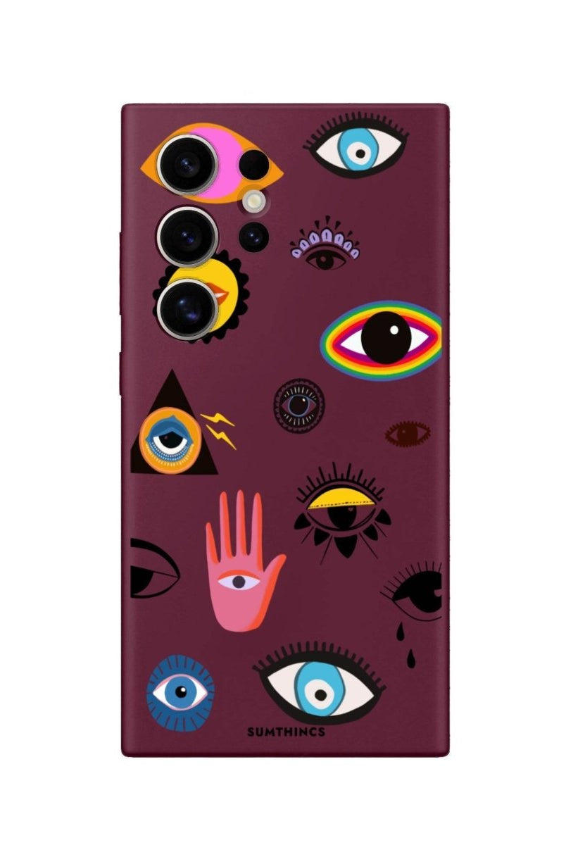 Samsung S25 Ultra Eye Stickers Premium Telefon Kılıfı - SUMTHINCS