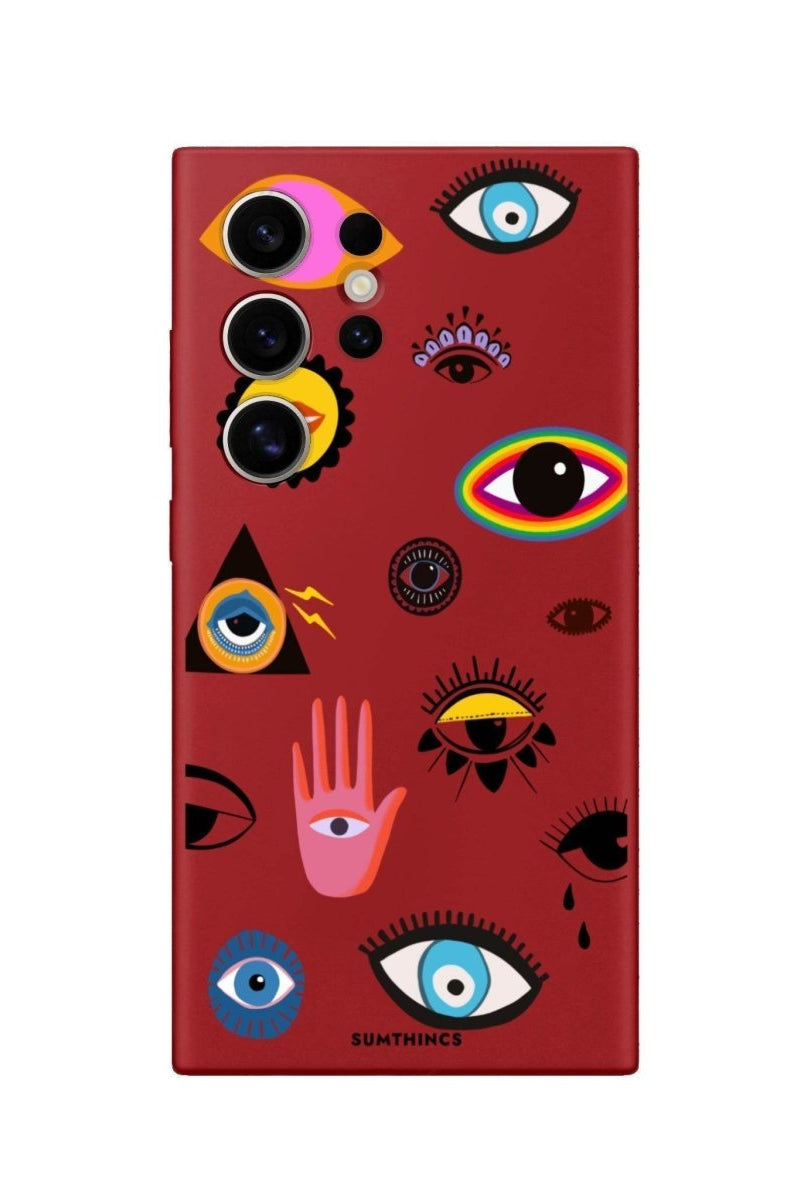 Samsung S25 Ultra Eye Stickers Premium Telefon Kılıfı - SUMTHINCS