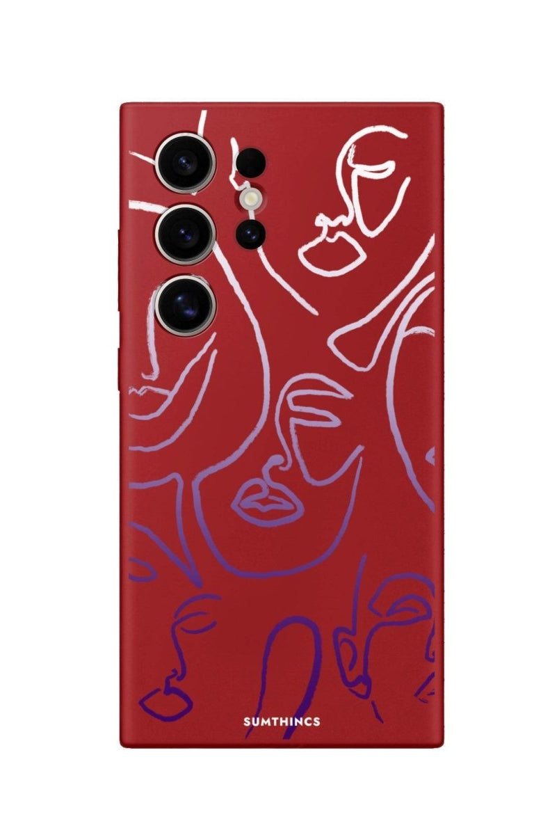 Samsung S25 Ultra Faces Premium Telefon Kılıfı - SUMTHINCS