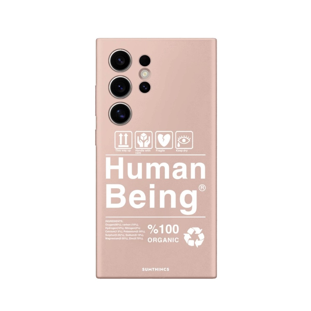 Samsung S25 Ultra Human Being Premium Telefon Kılıfı - SUMTHINCS