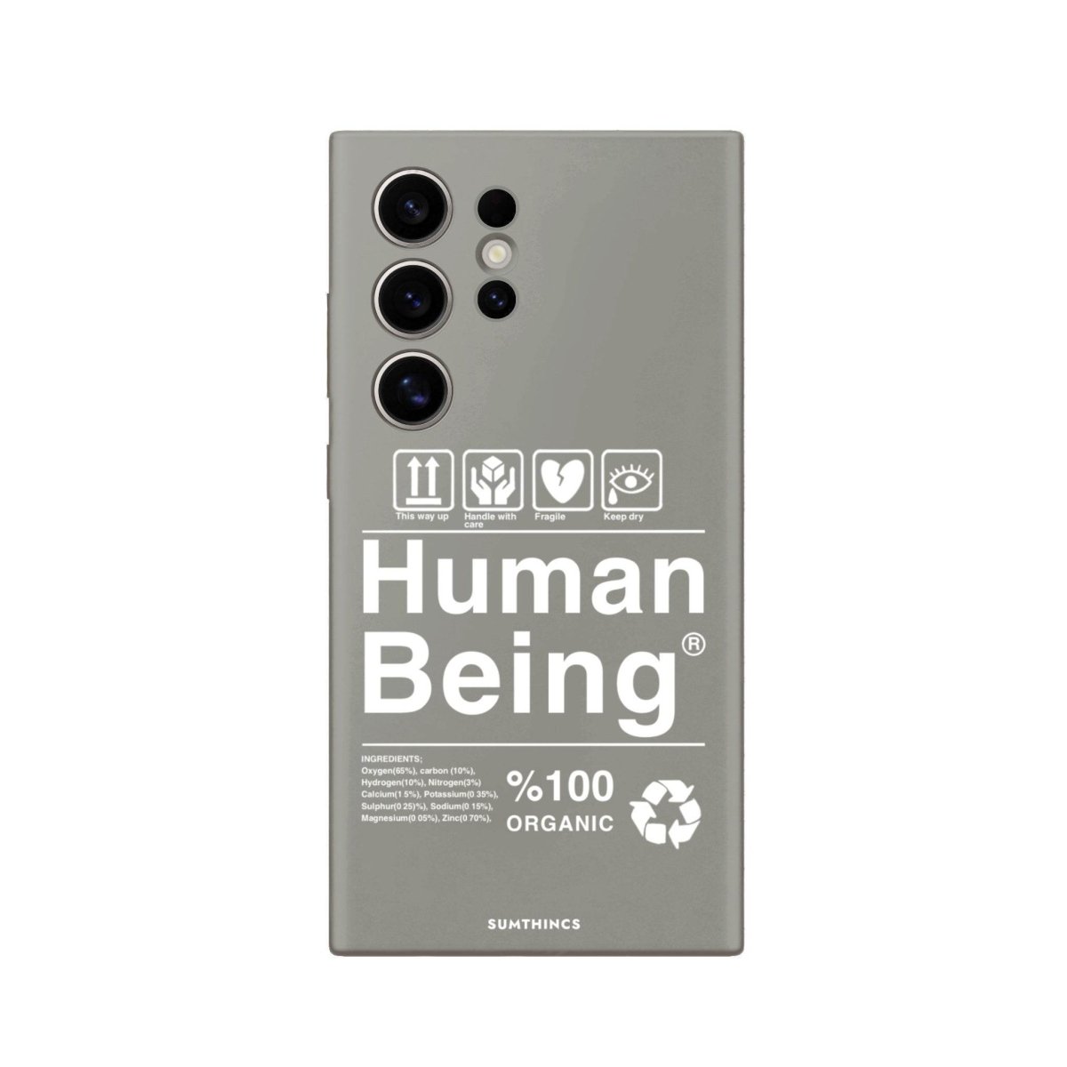 Samsung S25 Ultra Human Being Premium Telefon Kılıfı - SUMTHINCS