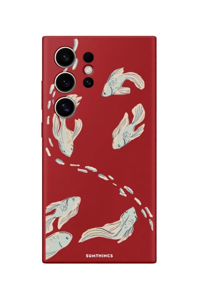 Samsung S25 Ultra Koi Fish Premium Telefon Kılıfı - SUMTHINCS