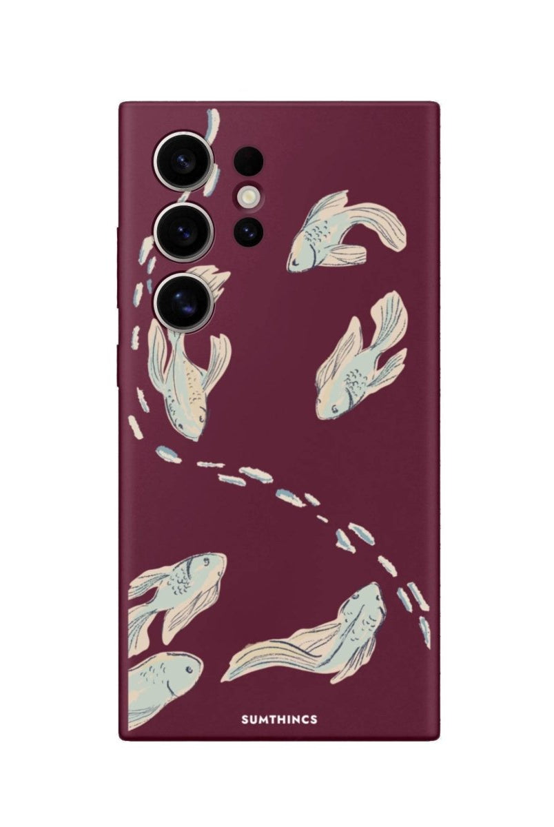 Samsung S25 Ultra Koi Fish Premium Telefon Kılıfı - SUMTHINCS
