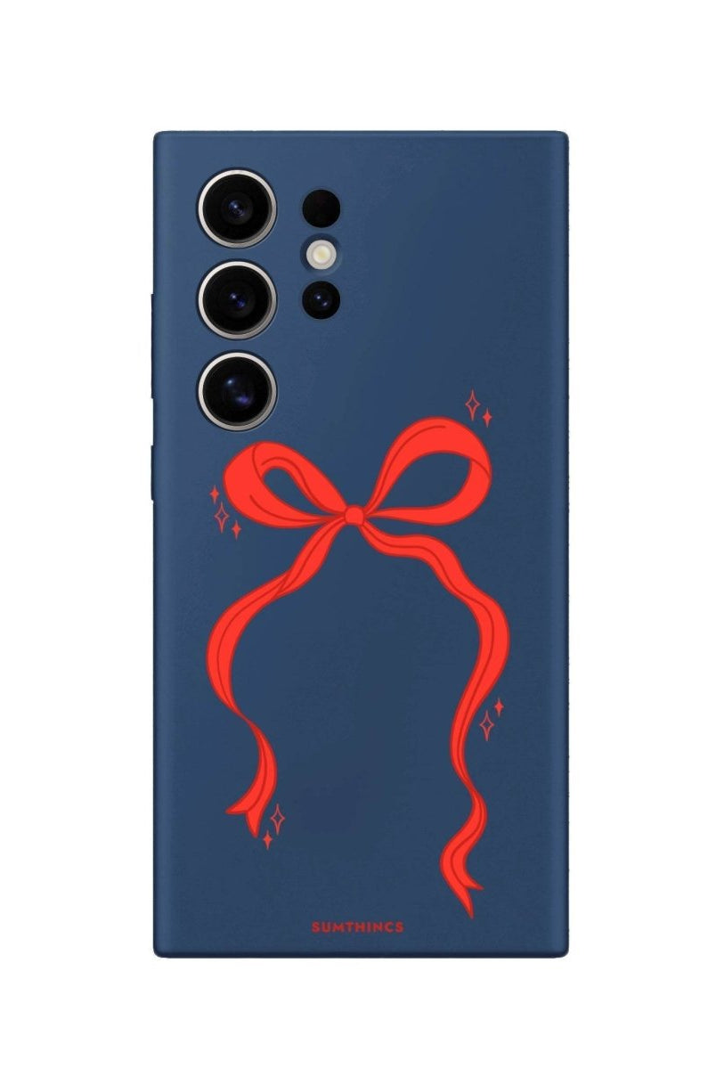 Samsung S25 Ultra Red Bow Premium Telefon Kılıfı - SUMTHINCS