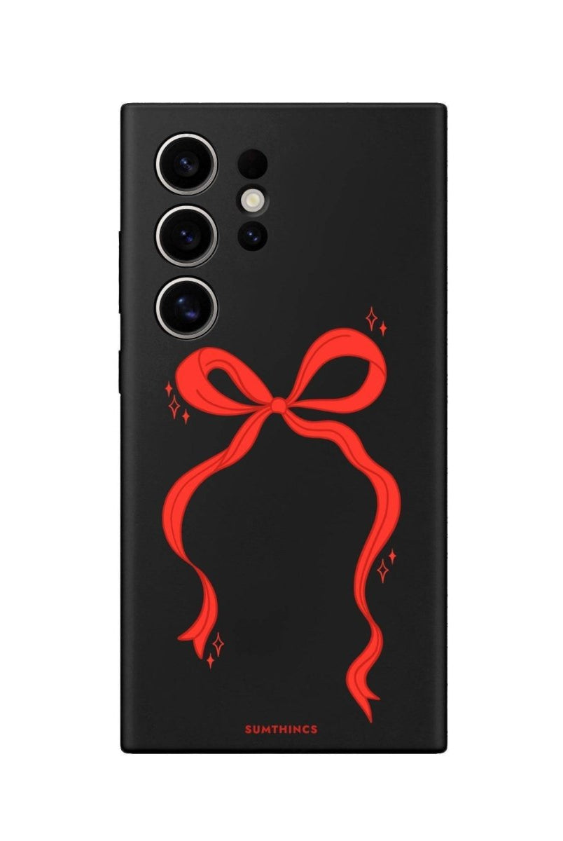 Samsung S25 Ultra Red Bow Premium Telefon Kılıfı - SUMTHINCS