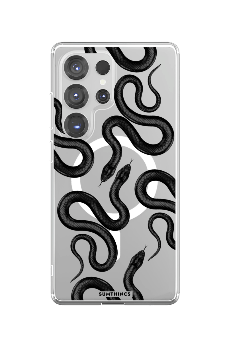Samsung S25 Ultra Snakes Clear Magsafe Telefon Kılıfı - SUMTHINCS
