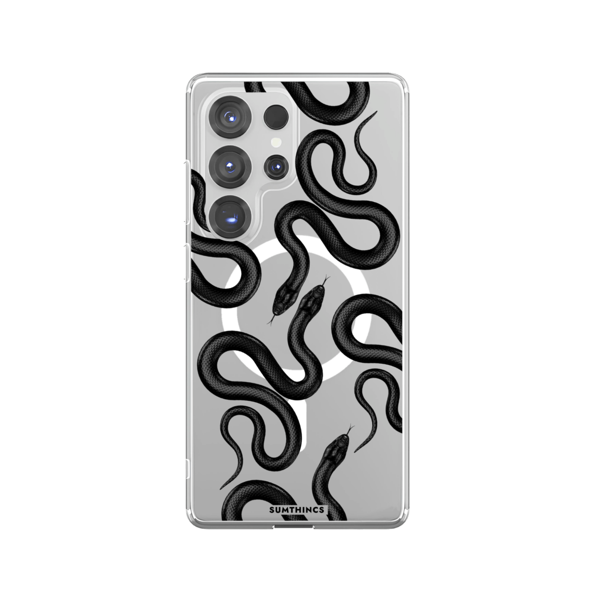Samsung S25 Ultra Snakes Clear Magsafe Telefon Kılıfı - SUMTHINCS