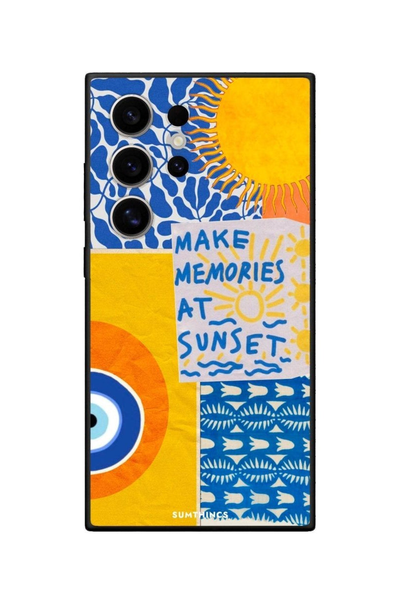 Samsung S25 Ultra Sunset Collage Premium Telefon Kılıfı - SUMTHINCS