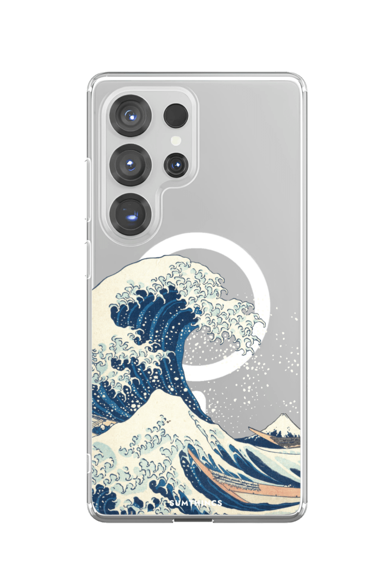 Samsung S25 Ultra Waves Clear Magsafe Şeffaf Telefon Kılıfı - SUMTHINCS