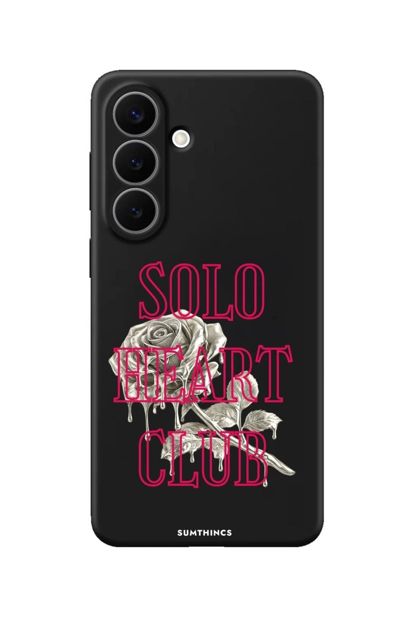 Samsung Solo Heart Club Premium Telefon Kılıfı Siyah - Sumthincs
