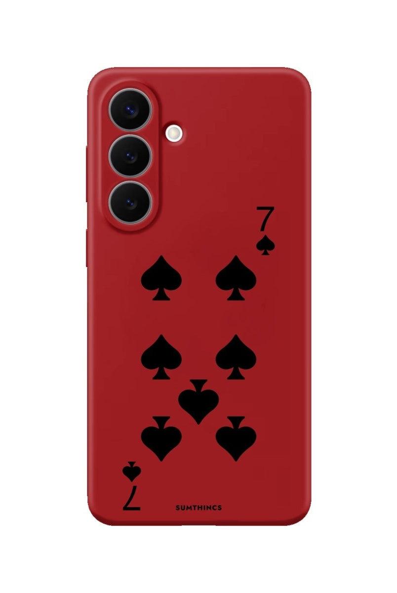 Samsung Spade7 Premium Telefon Kılıfı Kırmızı - Sumthincs