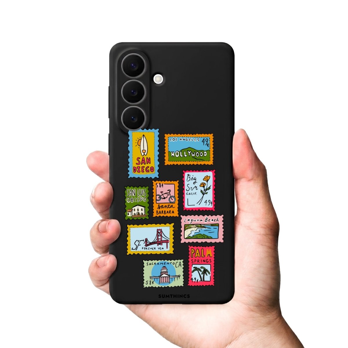 Samsung The Grand Tour Premium Telefon Kılıfı Gri - Sumthincs