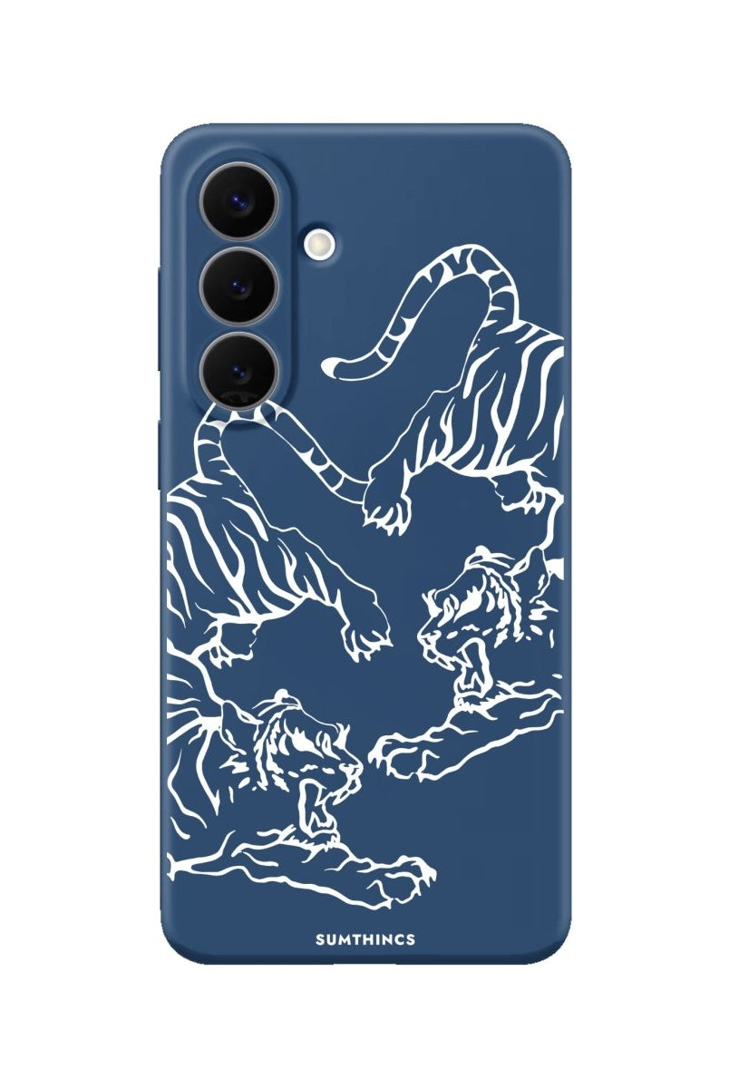 Samsung Tigers Premium Telefon Kılıfı Pasifik Mavi - Sumthincs
