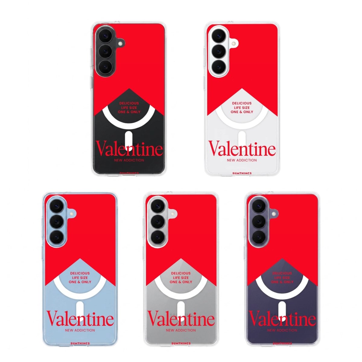 Samsung Valentine Clear Magsafe Telefon Kılıfı - Sumthincs