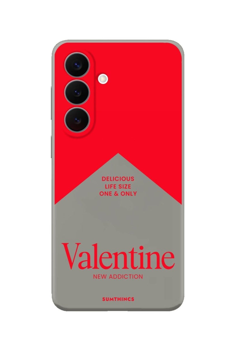 Samsung Valentine Premium Telefon Kılıfı Gri - Sumthincs