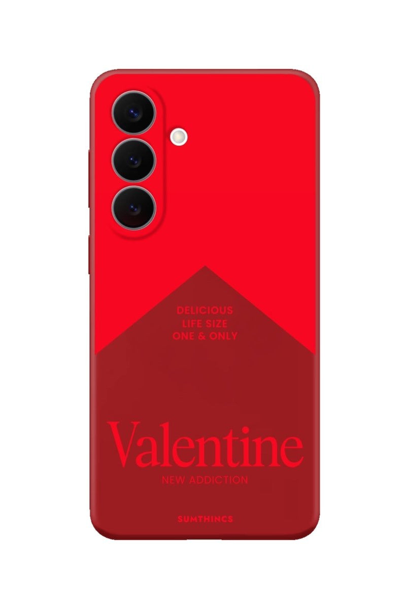 Samsung Valentine Premium Telefon Kılıfı Kırmızı - Sumthincs
