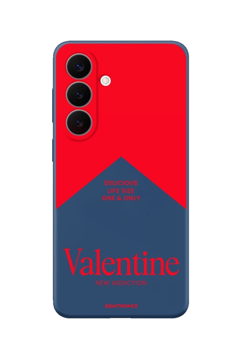 Samsung Valentine Premium Telefon Kılıfı Pasifik Mavi - Sumthincs