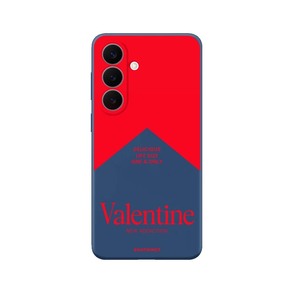 Samsung Valentine Premium Telefon Kılıfı Pasifik Mavi - Sumthincs