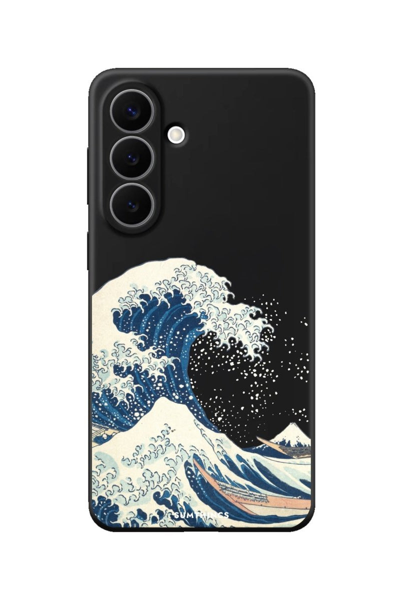 Samsung Waves Premium Telefon Kılıfı Siyah - Sumthincs