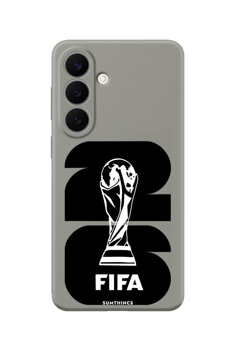 Samsung World Cup 26 Premium Telefon Kılıfı Gri - Sumthincs