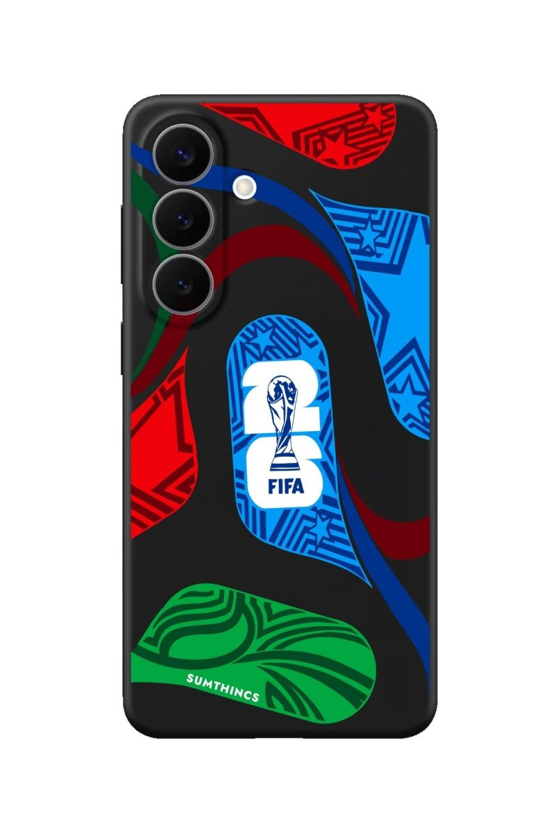 Samsung World Cup Ball Premium Telefon Kılıfı Siyah - Sumthincs