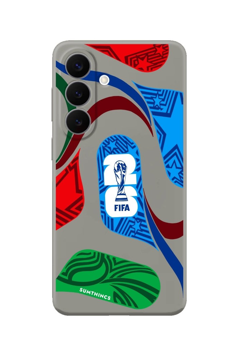 Samsung World Cup Ball Premium Telefon Kılıfı Gri - Sumthincs