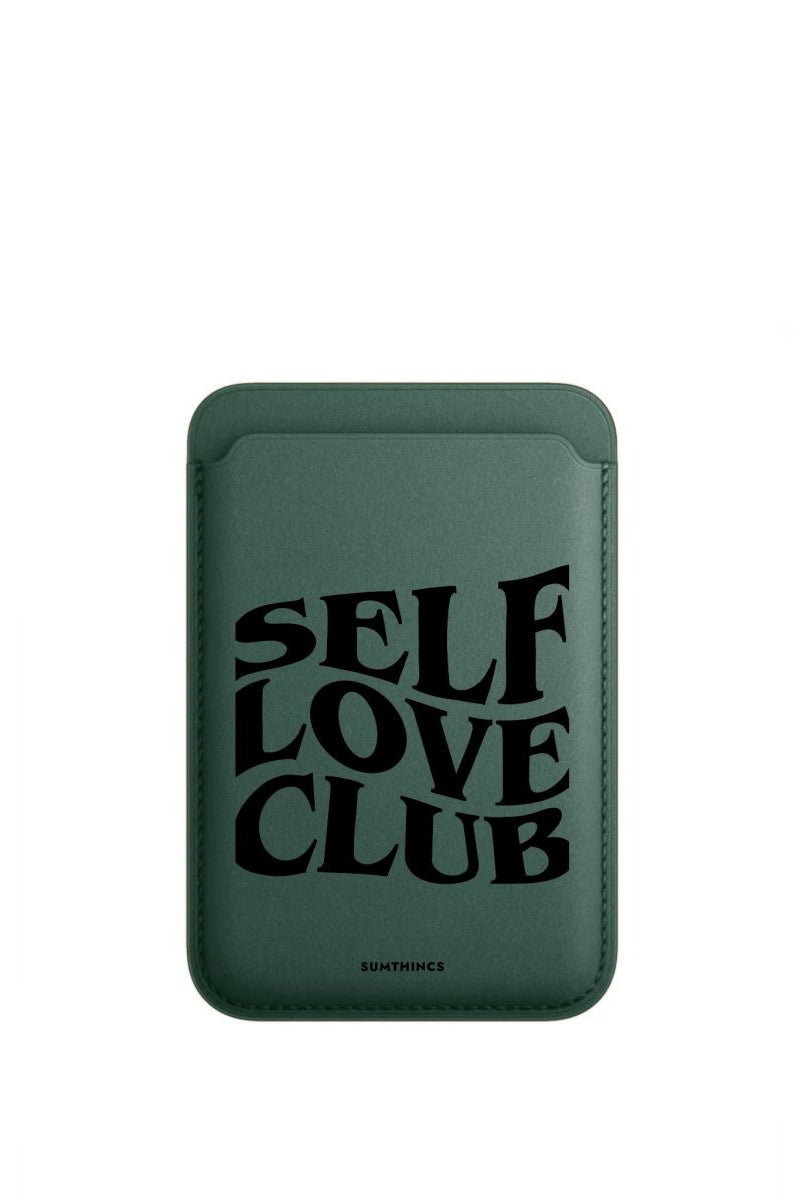 Self Love Club MagSafe Deri Cüzdan Wallet Kaktüs Yeşili - Sumthincs