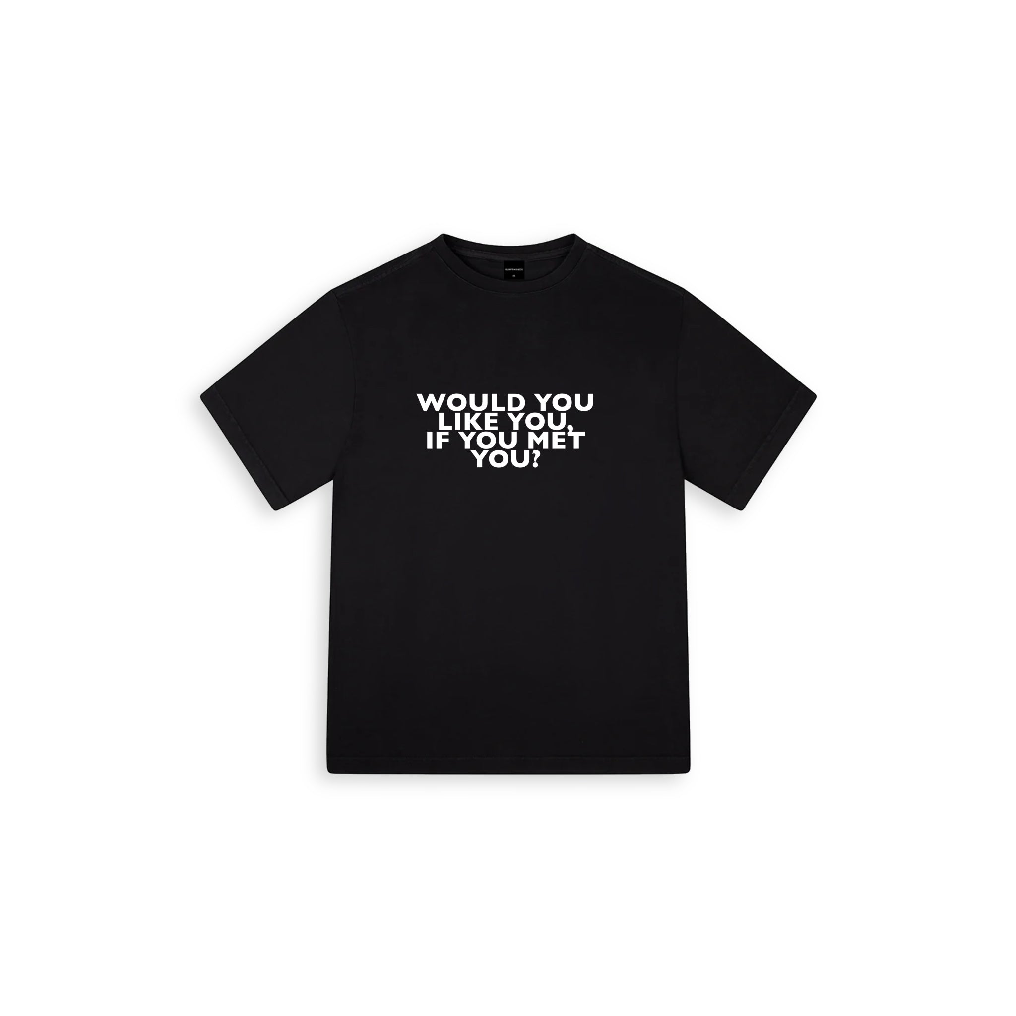 Selfware Oversize Large T-shirt Siyah - SUMTHINCS