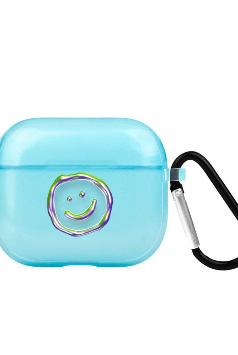 Silver Doodles AirPods 3 Şeffaf Silikon Kılıf Mavi - SUMTHINCS