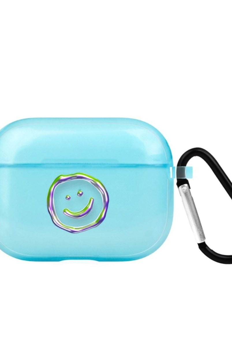 Silver Doodles AirPods Pro Şeffaf Silikon Kılıf Mavi - SUMTHINCS