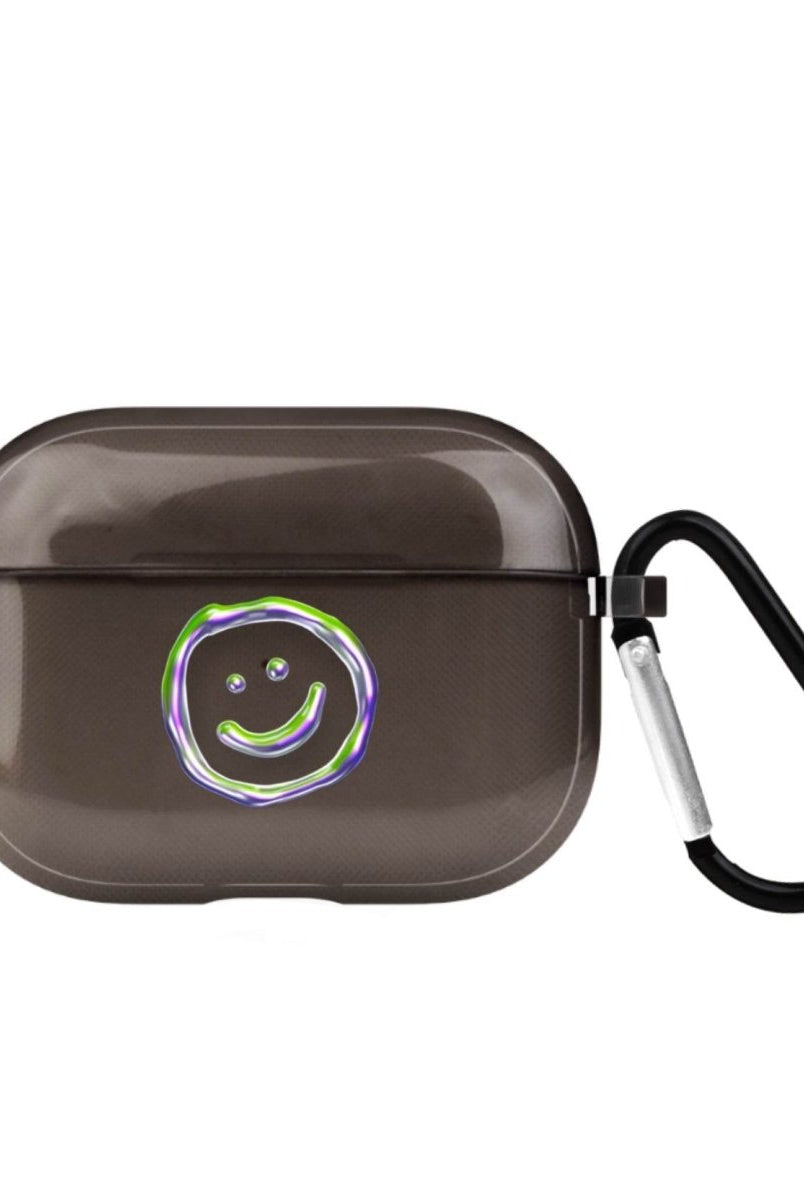 Silver Doodles AirPods Pro Şeffaf Silikon Kılıf Siyah - SUMTHINCS
