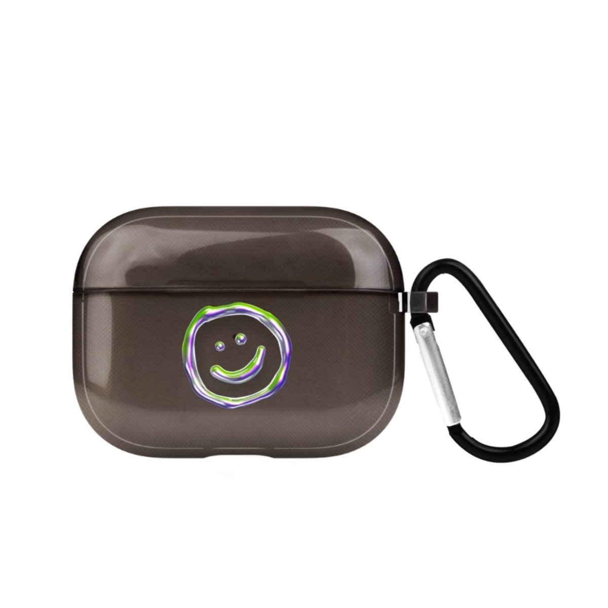 Silver Doodles AirPods Pro Şeffaf Silikon Kılıf Siyah - SUMTHINCS