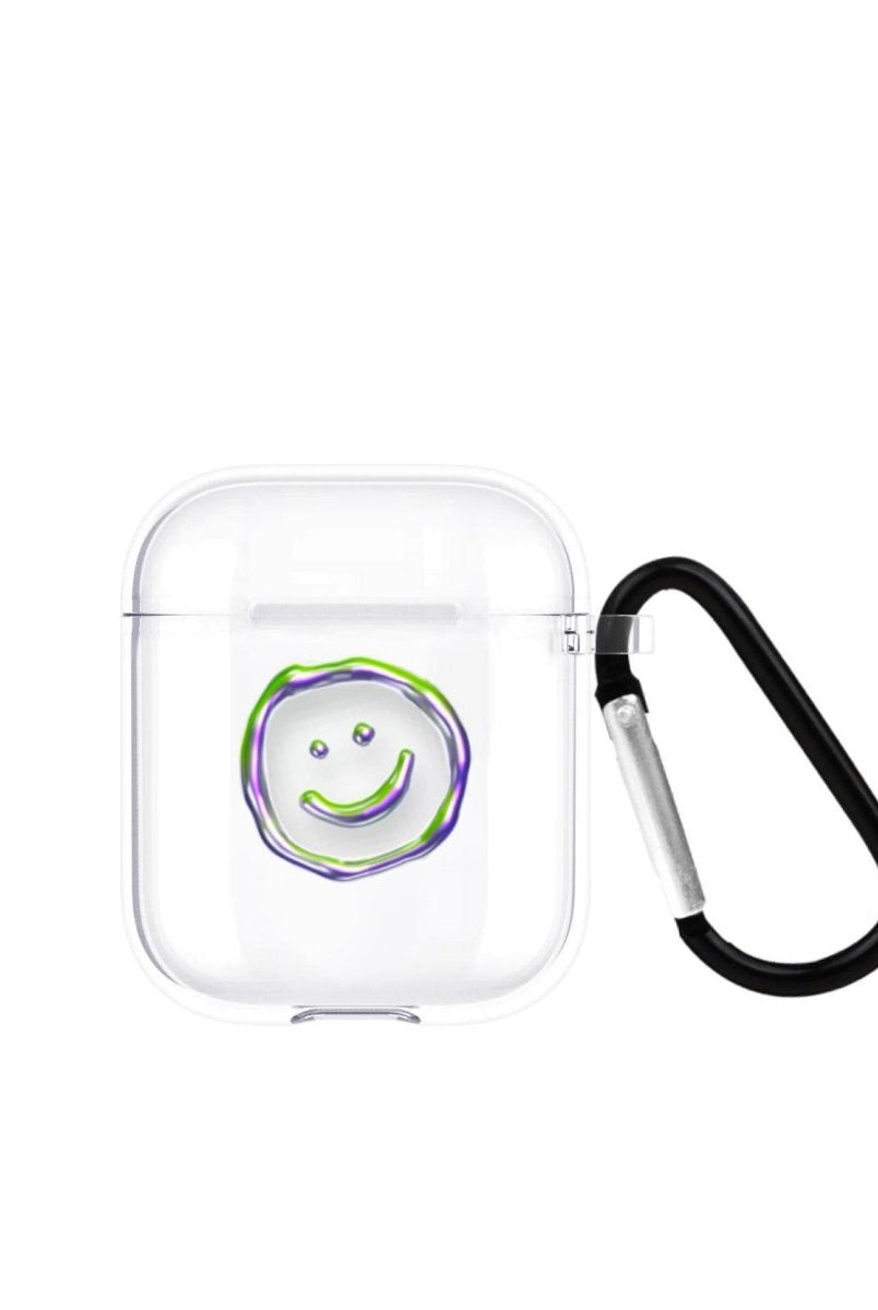 Silver Doodles AirPods Şeffaf Silikon Kılıf Beyaz Şeffaf - SUMTHINCS