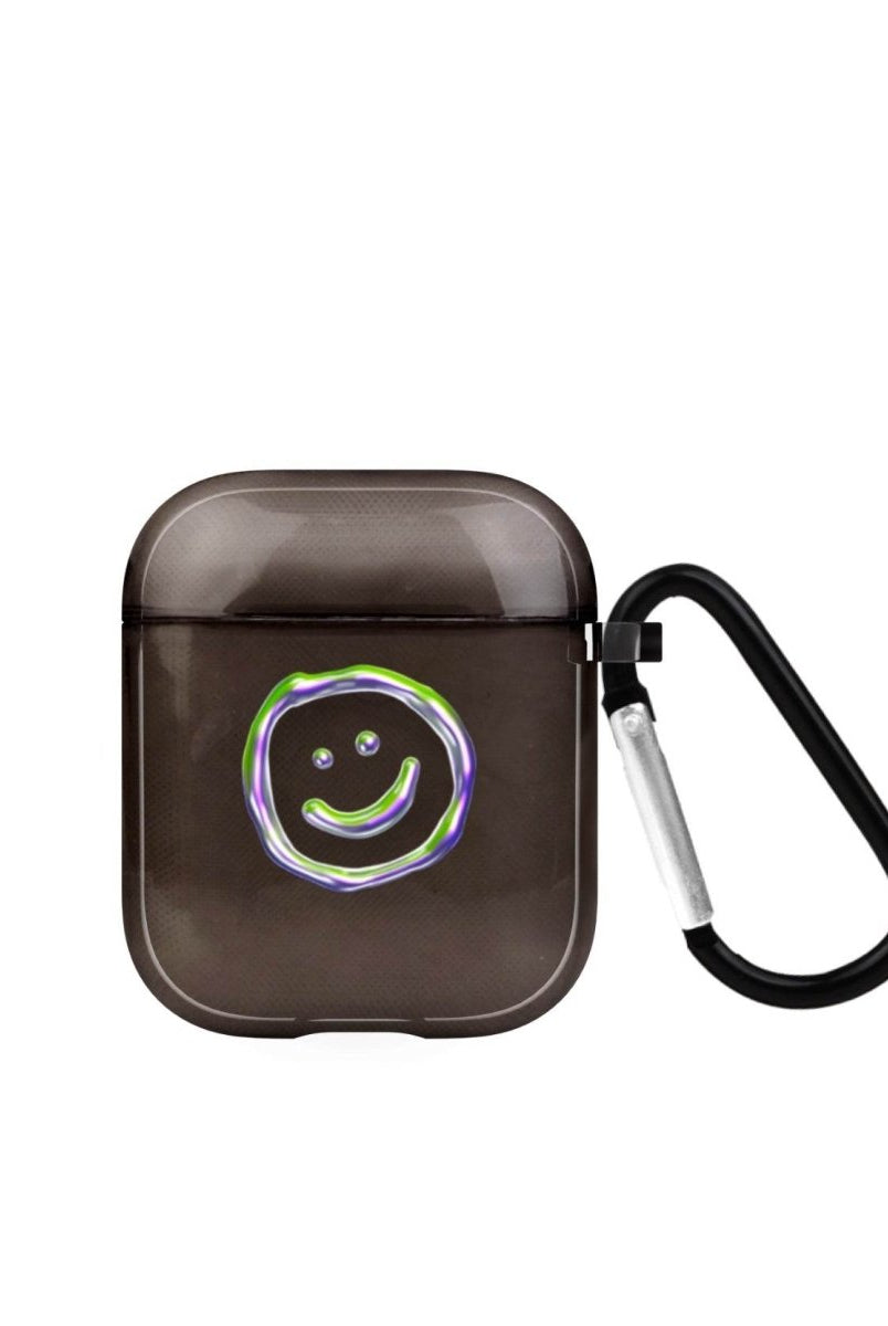 Silver Doodles AirPods Şeffaf Silikon Kılıf Siyah - SUMTHINCS