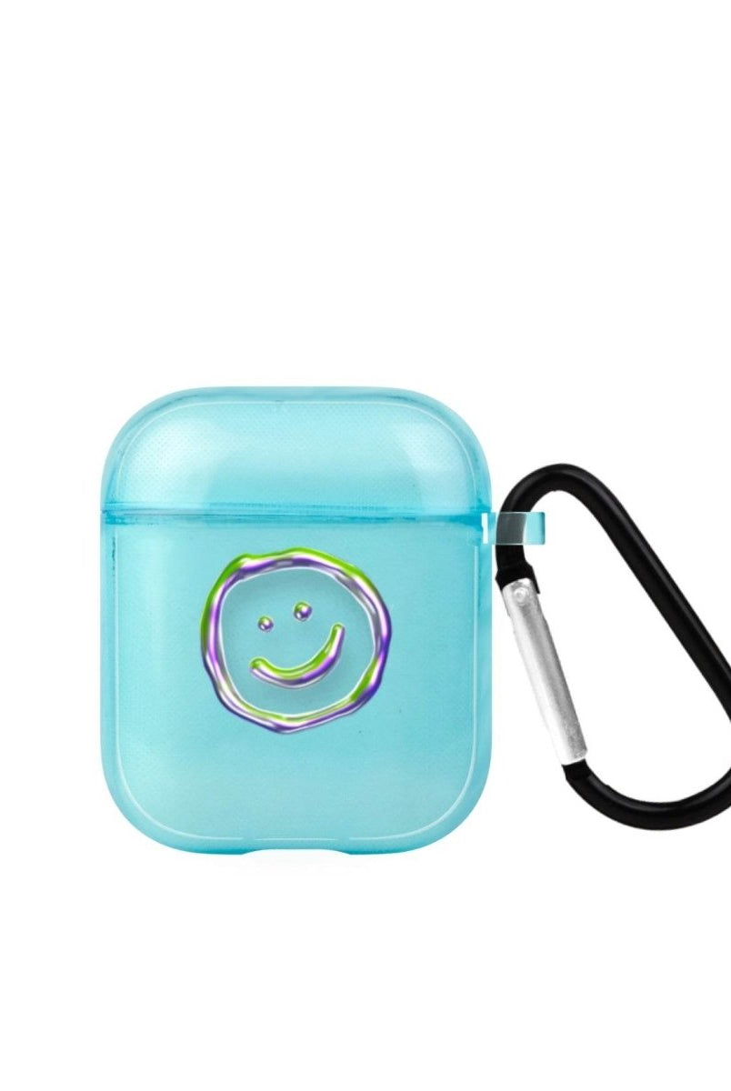 Silver Doodles AirPods Şeffaf Silikon Kılıf Mavi - SUMTHINCS