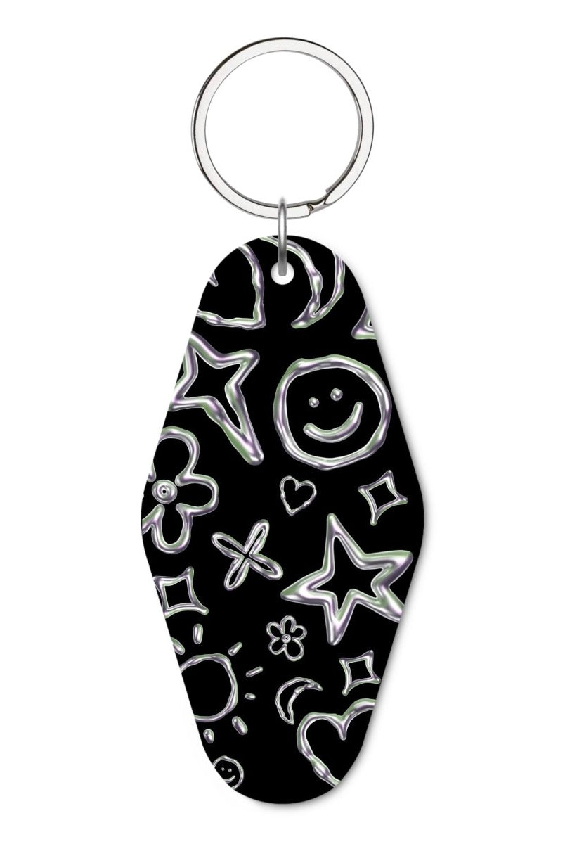 Silver Doodles Glossy Prizma Anahtarlık - SUMTHINCS