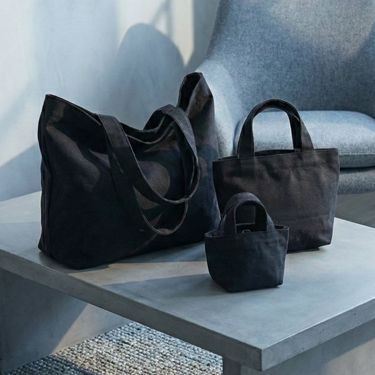 Siyah Small Tote Çanta - SUMTHINCS