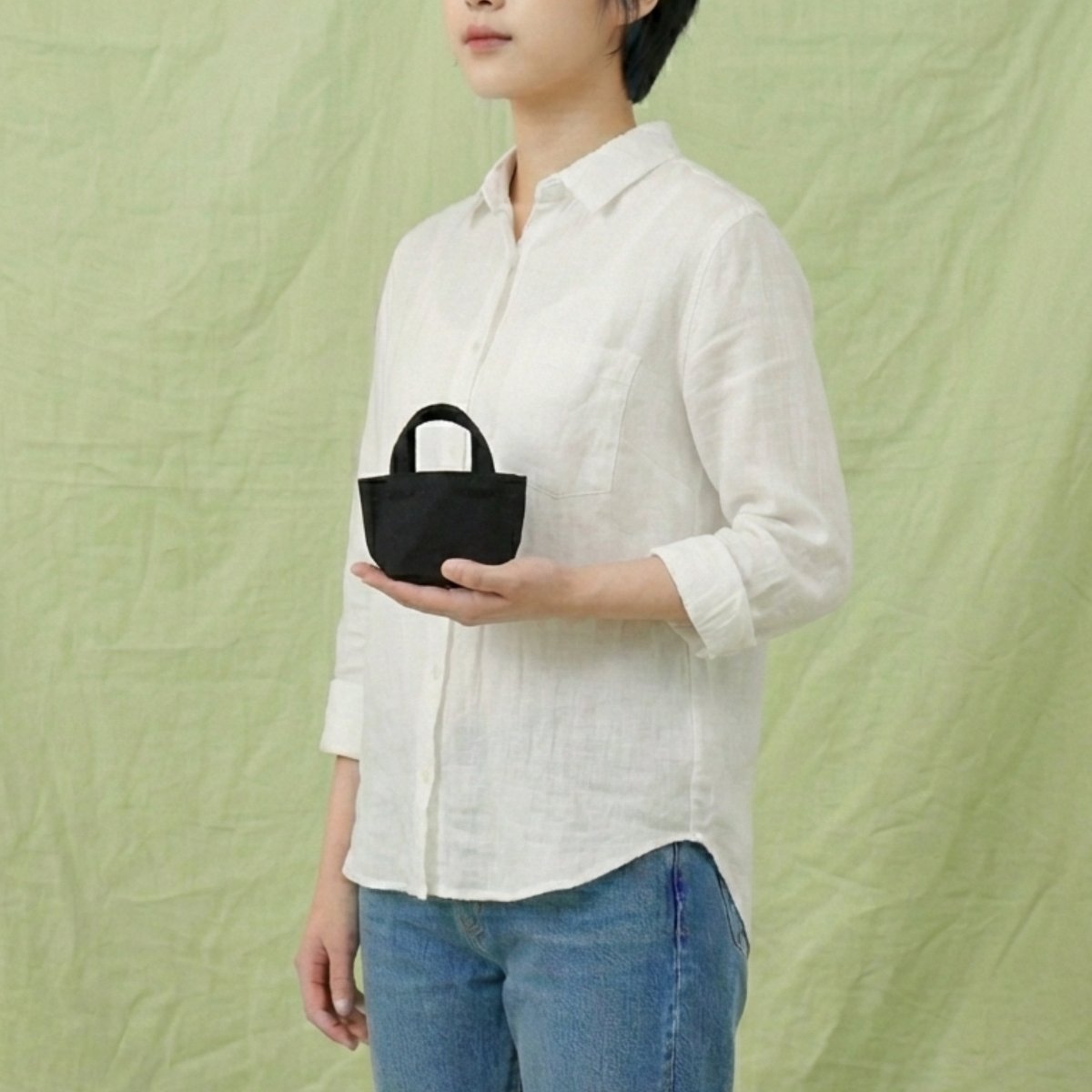 Siyah Small Tote Çanta - SUMTHINCS