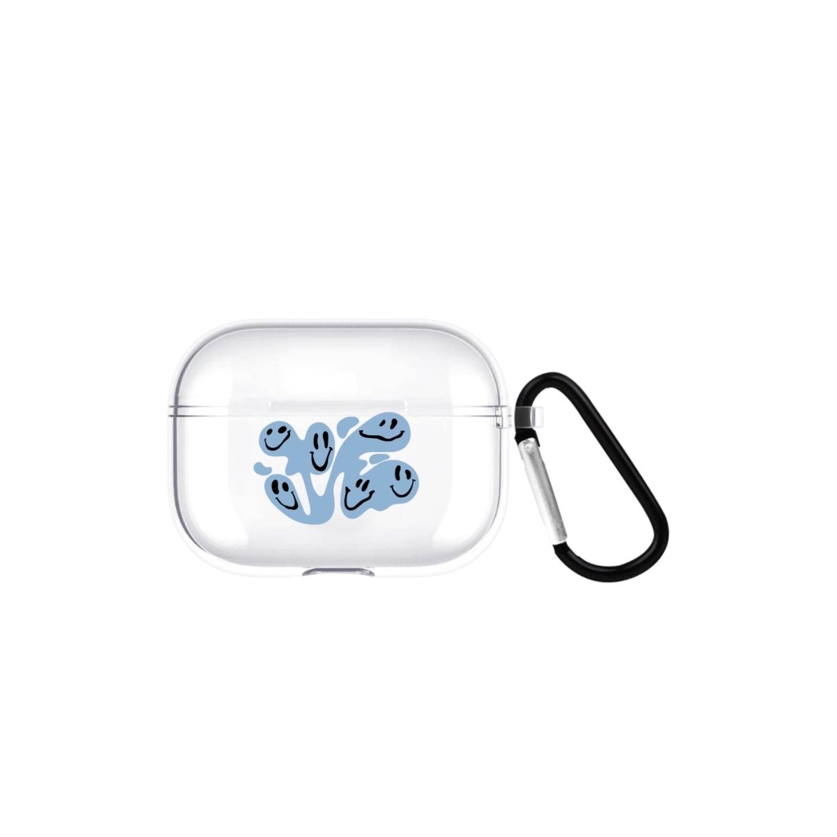 Smiley AirPods Pro Şeffaf Silikon Kılıf Beyaz Şeffaf - SUMTHINCS