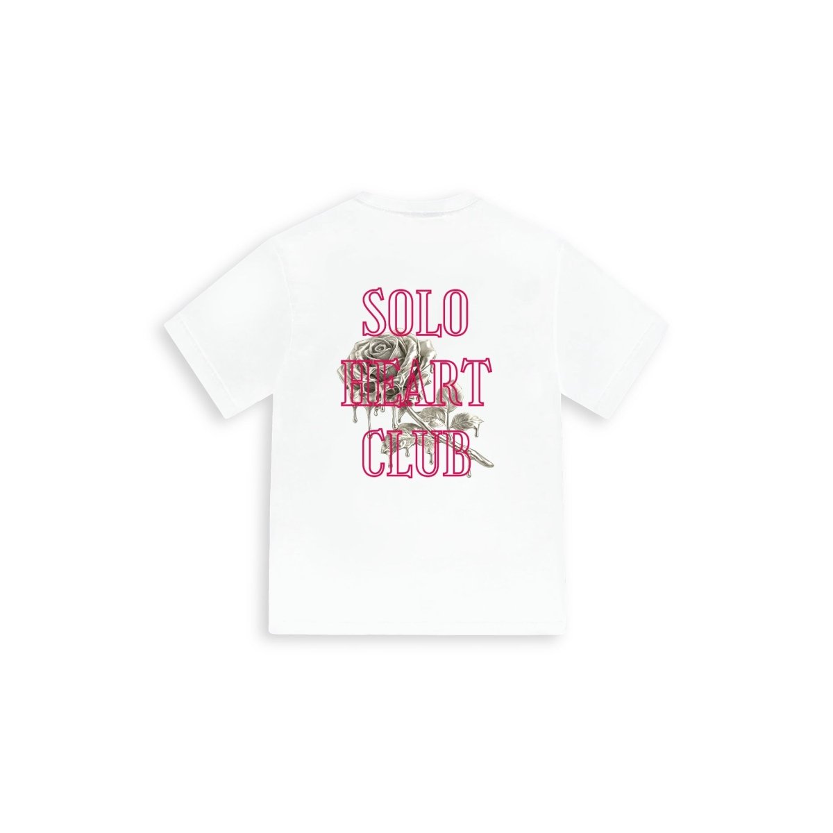 Solo Heart Club Oversize T-shirt Siyah - Sumthincs