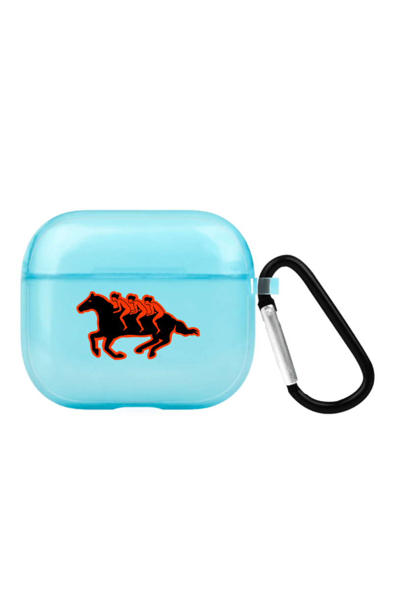 Somewhere AirPods 3 Şeffaf Silikon Kılıf Mavi - SUMTHINCS