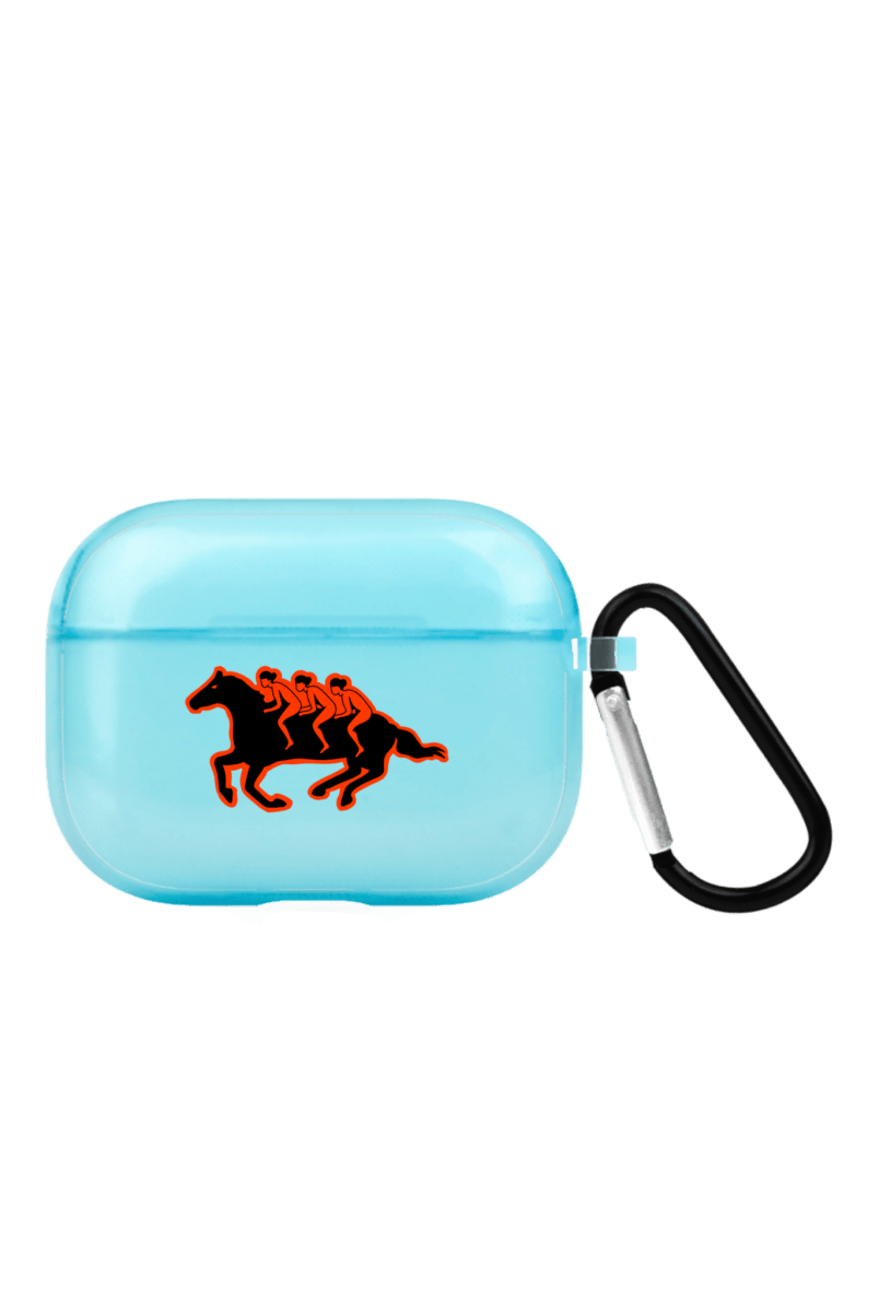 Somewhere AirPods Pro 2 Şeffaf Silikon Kılıf Mavi - SUMTHINCS