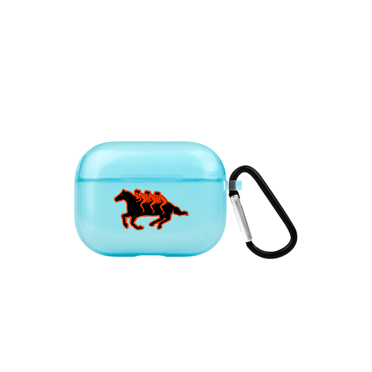 Somewhere AirPods Pro Şeffaf Silikon Kılıf Mavi - SUMTHINCS