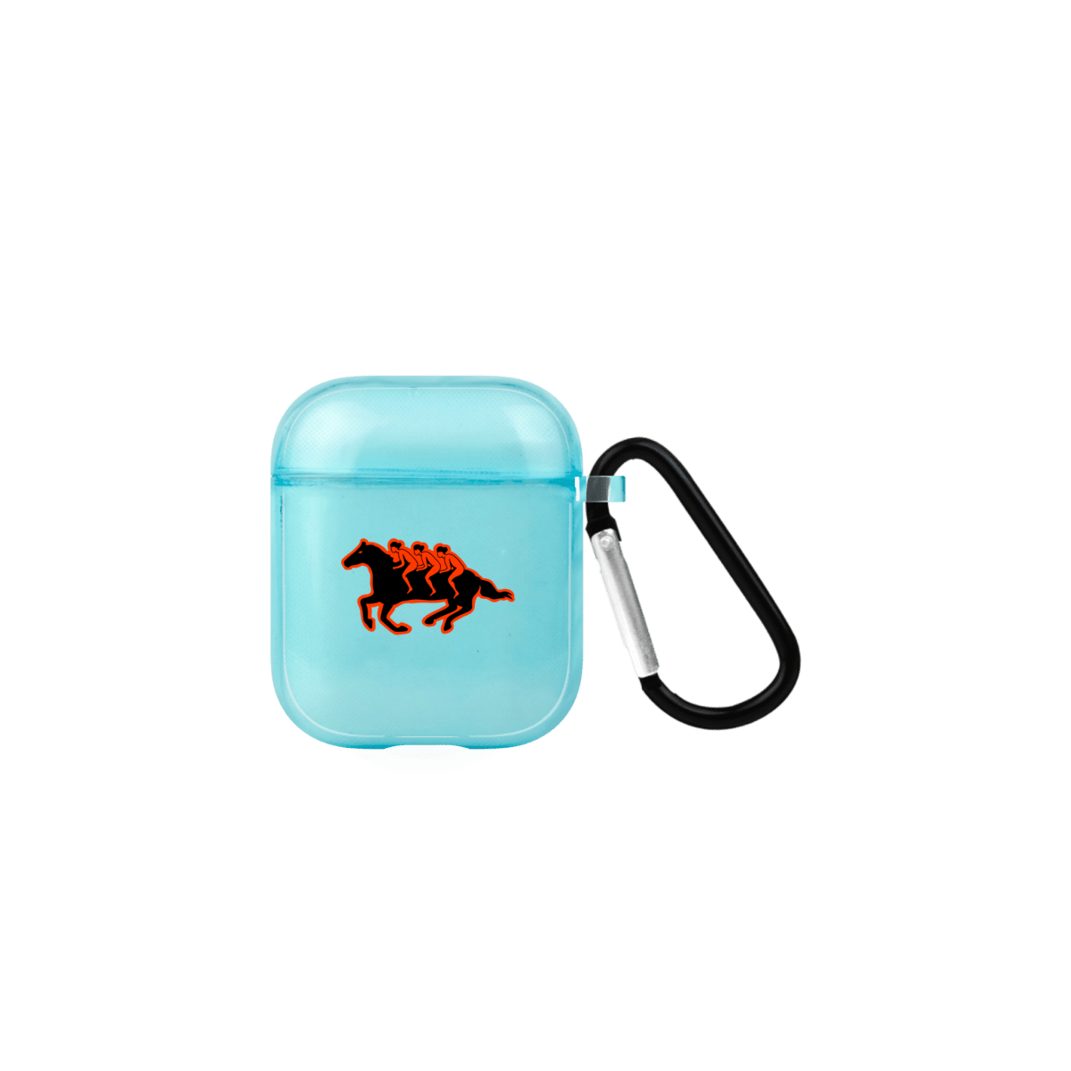 Somewhere AirPods Şeffaf Silikon Kılıf Mavi - SUMTHINCS