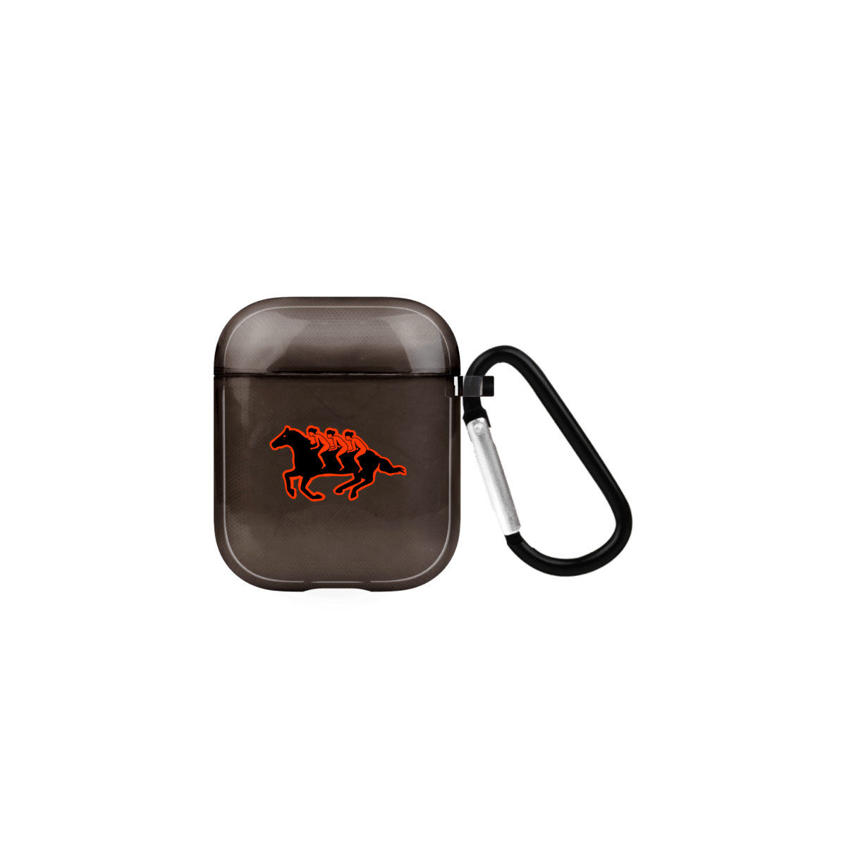 Somewhere AirPods Şeffaf Silikon Kılıf Siyah - SUMTHINCS