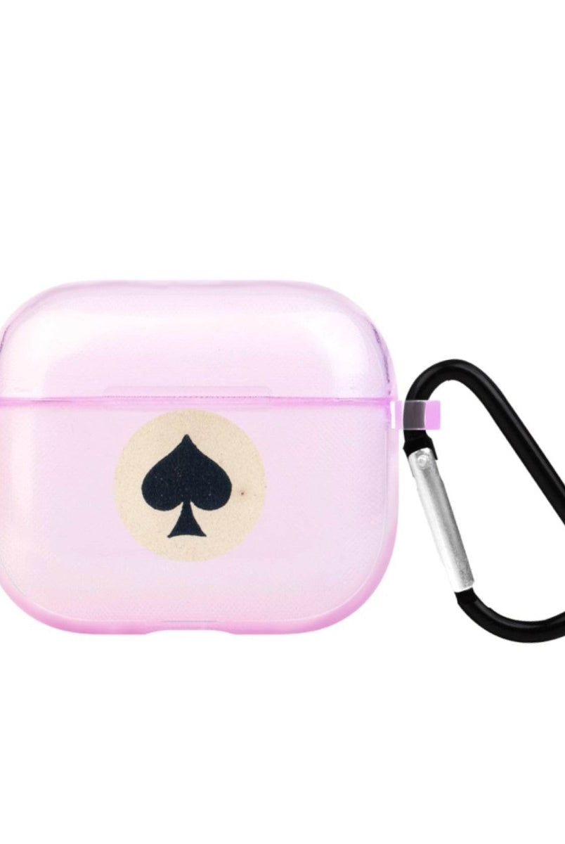 Spade AirPods 3 Şeffaf Silikon Kılıf Lila - SUMTHINCS