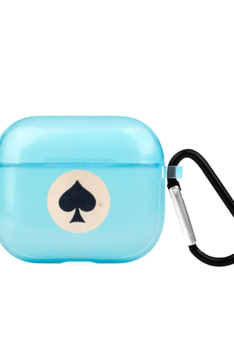 Spade AirPods 3 Şeffaf Silikon Kılıf Mavi - SUMTHINCS