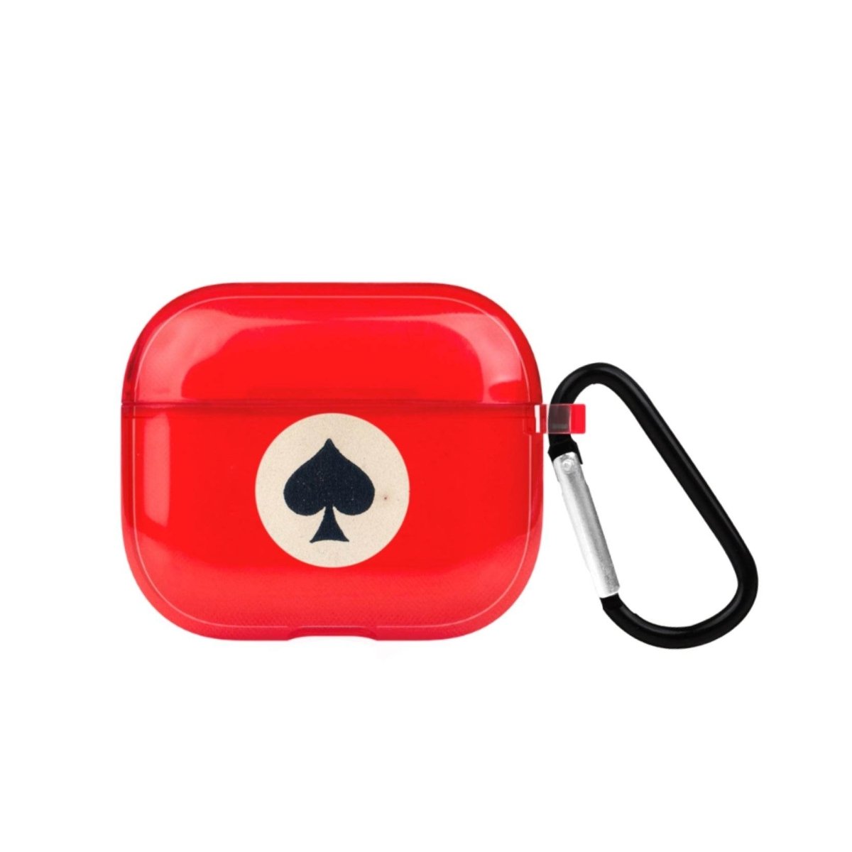 Spade AirPods 3 Şeffaf Silikon Kılıf Kırmızı - SUMTHINCS